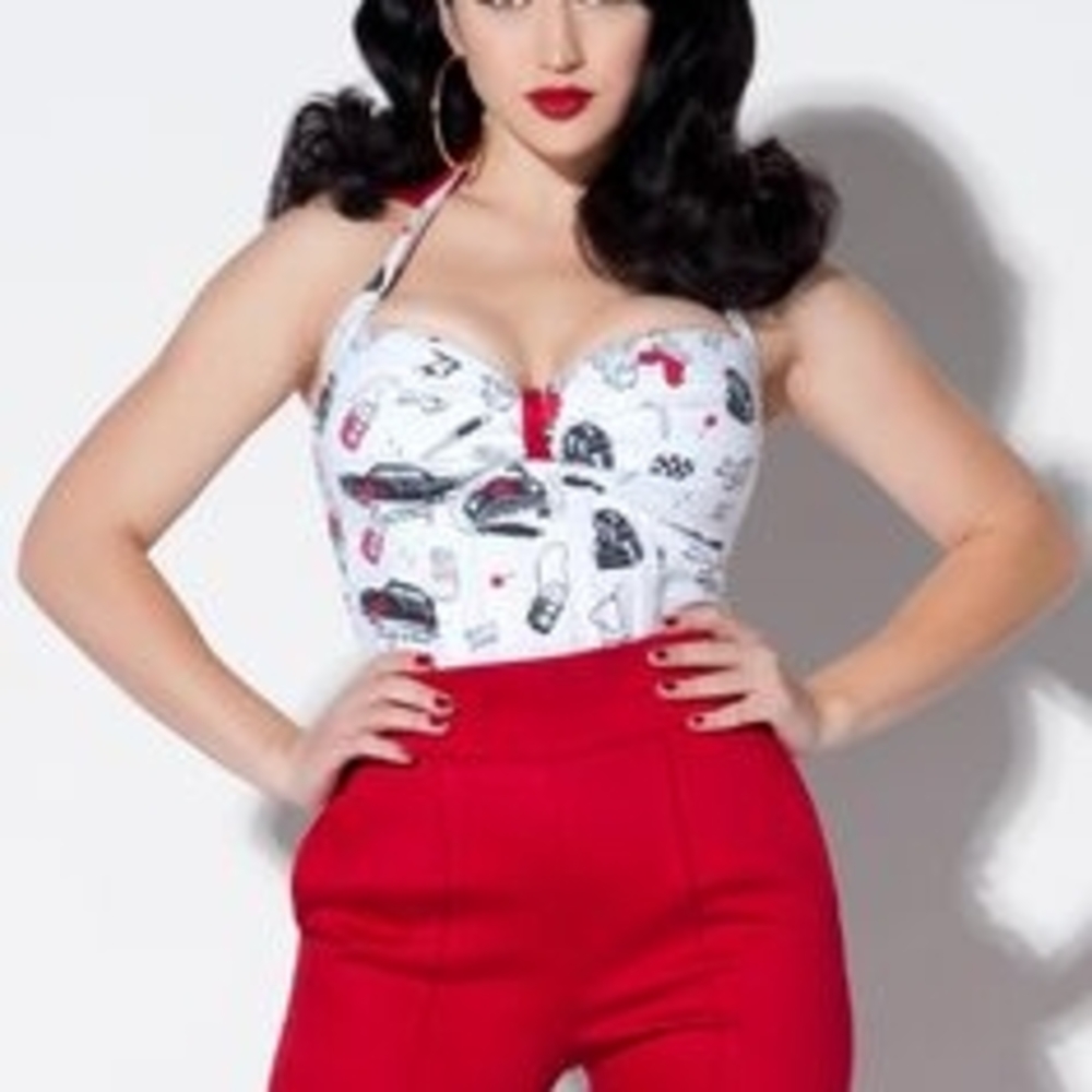 Pinup Couture Traci Lords Top - Picture 5 of 5